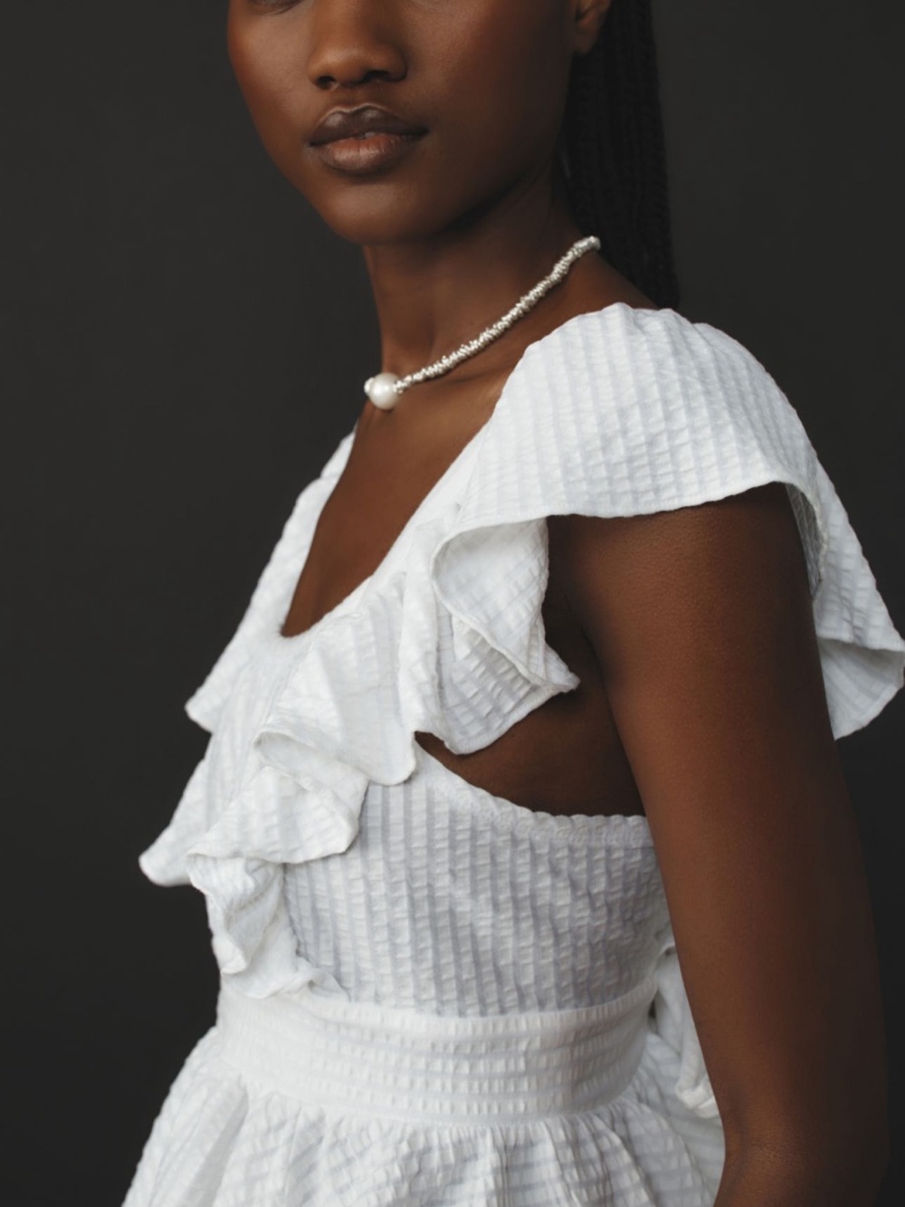 Maeve Ruffled Peplum Open-Back Top - size M - NWT!!! - Picture 4 of 8